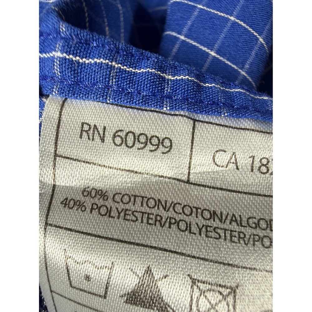 Antigua x UCLA Bruins long sleeve button up check shirt Mens Size Large Blue - Picture 7 of 7